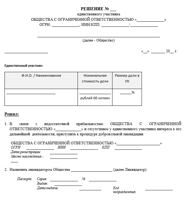 Решение о закрытии филиала образец. Приказ о приостановлении деятельности ооо образец. Приказ о временном прекращения деятельности. Решение учредителя о ликвидации. Форма решения о ликвидации ооо.